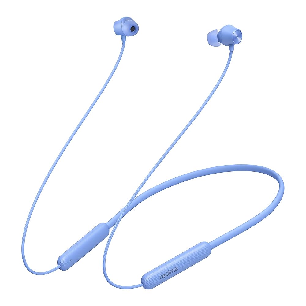 realme Buds Wireless 2 Neo Bluetooth in Ear Earphones with Mic, Fast Charging & Up to 17Hrs Playtime (Blue)