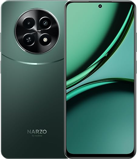 realme NARZO 70x 5G（Forest Green, 6GB RAM,128GB Storage）| 120Hz Ultra Smooth Display | Dimensity 6100+ 6nm 5G | 50MP AI Camera | 45W Charger in The Box