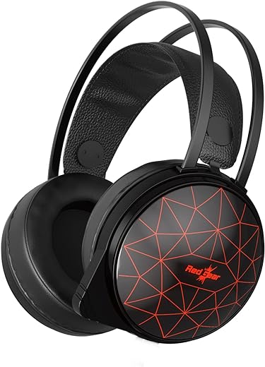 Redgear Cosmo Nova Wired Over Ear Headphones with Mic (Black)