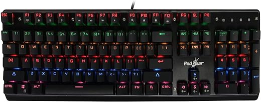 Redgear Invador Mk881 USB Mechanical Gaming Keyboard (Black)