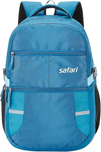 Safari Omega spacious/large laptop backpack with Raincover, college bag, travel bag for men and women