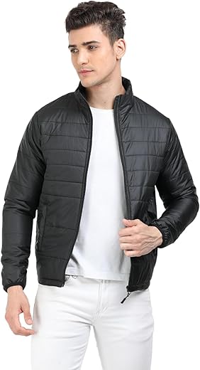 Scott International Winter Jacket for Men Bomber Jacket Mens Nylon Quilted standard length Puffer Jacket Full Sleeve Mens Jacket Monsoon Jackets for Men