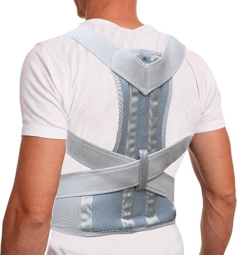 SLOVIC Posture Corrector For Men Back Support Belt For Back Pain Spine Posture Corrector For Women Back Straight Belt Back Posture Corrector Men Posture Belt Back Posture Corrector Women - SMALL