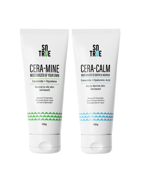 SOTRUE Cera-Mine & Cera-Calm Gel Face Moisturizer Duo - 100g Each