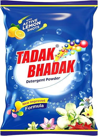 Tadak Bhadak Detergent Powder - 5 kg Super Budget Pack