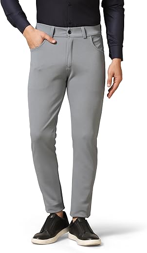 TAGDO Men's Regular Fit Causal Trouser