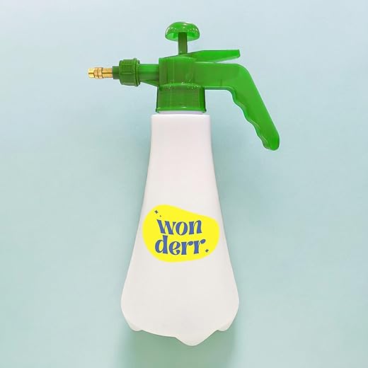 Wonderr Pressure Spray Pump for Plants (1.0L) | Gardening Water Pump Sprayer for Home Garden | Spray Bottles for Garden Plants and Lawn