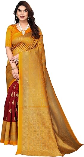 Yashika Women Art silk Sarees SDPL-METRO