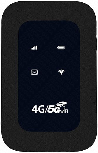 ZEORGIA 4G/5G LTE Wireless WiFi Dongle with All SIM Network Support | Plug & Play Data Card with up to 150Mbps Speed WiFi Hotspot | 2100mAh (Rechargeable Battery Dongle)