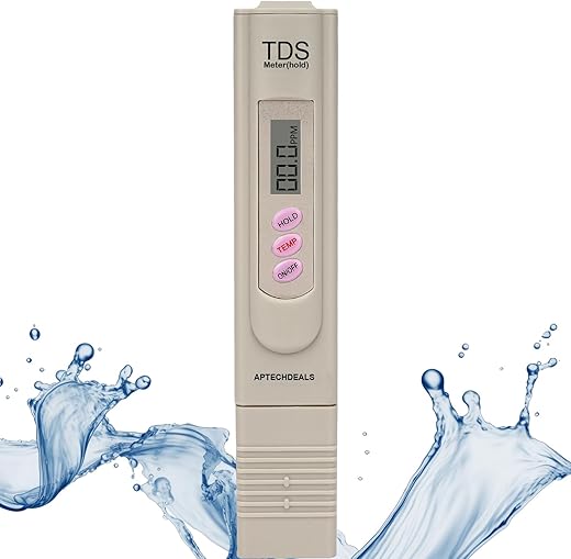 Aptechdeals TDS Meter/Digital Tds Meter with Temperature And Water Quality Measurement For Ro Purifier (TDS)