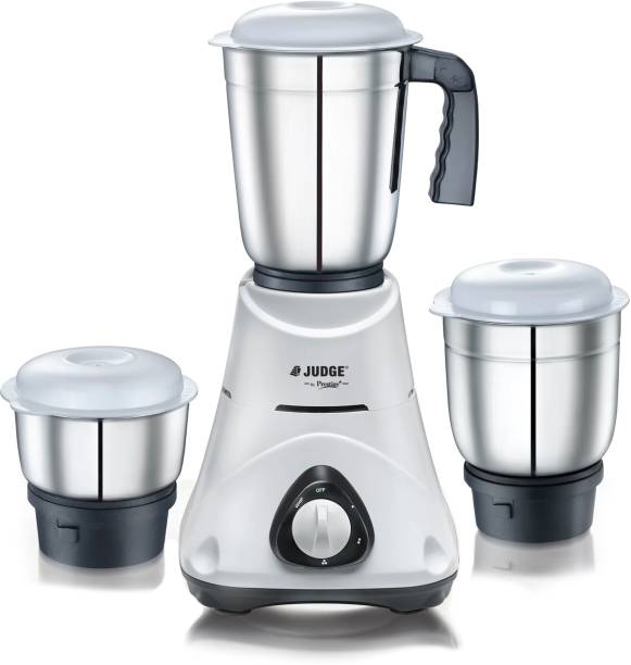 Judge by Prestige - 500 W Mixer Grinder  (Electricals Comet | 3 Jars | White, Black)