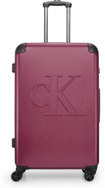 Large Check-in Suitcase (78 cm) 8 Wheels - LINA - Maroon