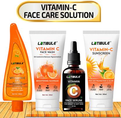 Latibule Vitamin C Excess oil,And Makeup Residue Without Stripping The Skin's Natural Moisture  (1 Items in the set)