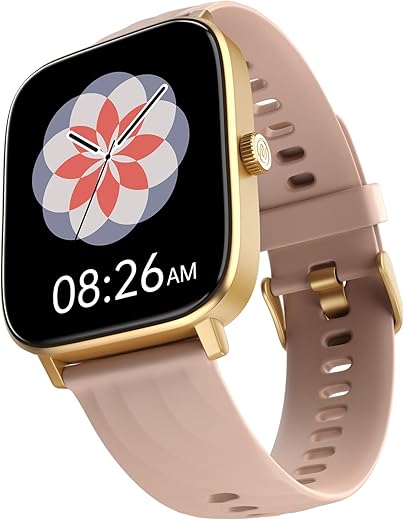 Noise Newly Launched Quad Call 1.81" Display, Bluetooth Calling Smart Watch, AI Voice Assistance, 160+Hrs Battery Life, Metallic Build, in-Built Games, 100 Sports Modes, 100+ Watch Faces (Rose Pink)