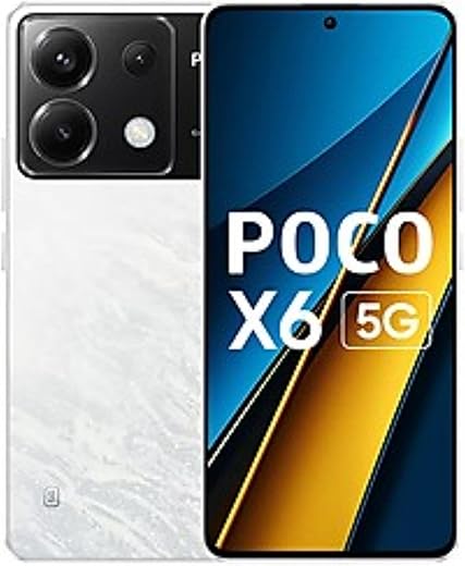 POCO X6 5G (Snowstorm White, 12 GB RAM 256 GB Storage)