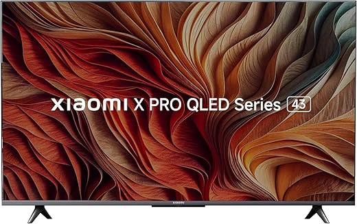 Xiaomi 108 cm (43 inches) X Pro QLED Series Smart Google TV L43MA-SIN (Black)