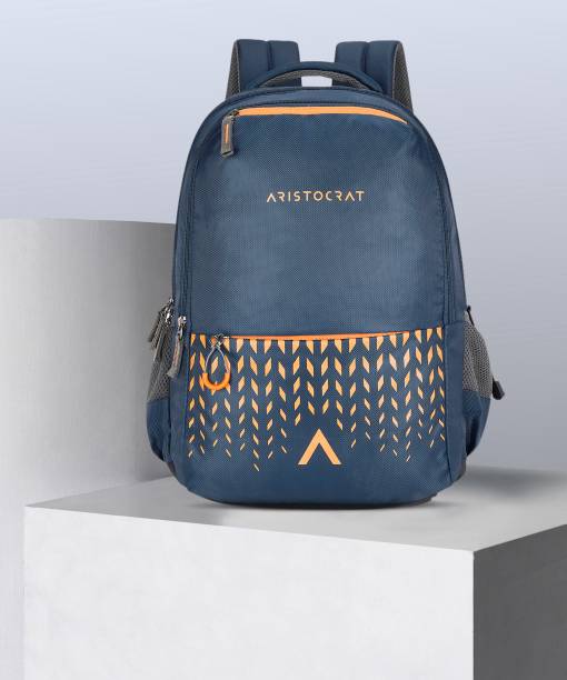 ARISTOCRAT Polyester Bean Navy For Men & Women 30 L Backpack