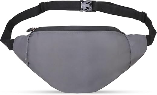 Ashtron Fashion Waist bag Stylish and Functional Waist Bags for Men and Women Waterproof, Nylon Trainer Waist Bag with Adjustble Waist Belt Travel Waist Pouch