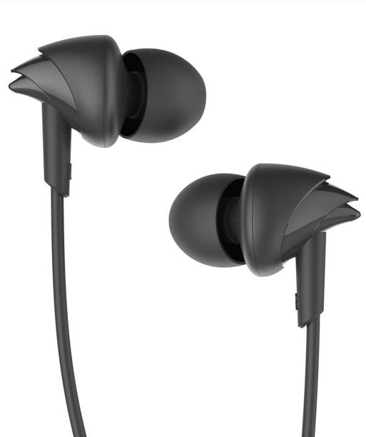boAt 100 Wired  (Black, In the Ear)