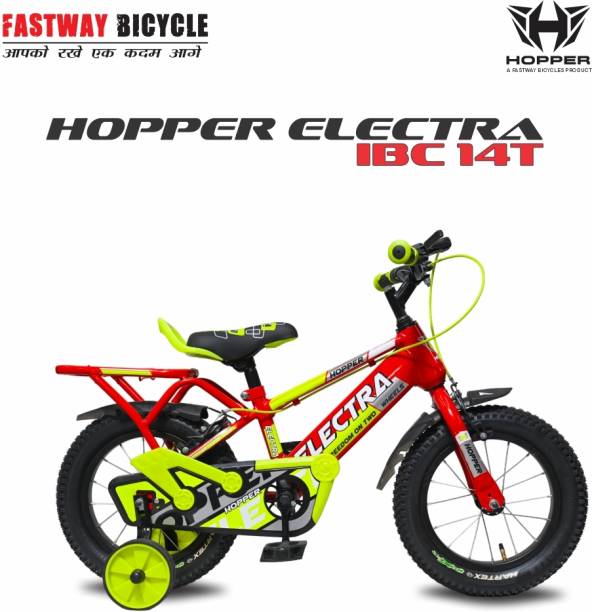 Hopper Electra IBC 14T Kids Cycle |Bicycle for Boys & Girls 3-5Years| 85% Pre-Assembled 14 T Road Cycle  (Single Speed, Red, Rigid)