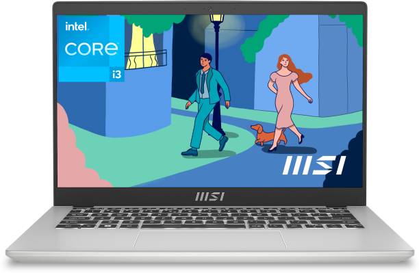 MSI Modern 14 Intel Core i3 12th Gen 1215U - (16 GB/512 GB SSD/Windows 11 Home) Modern 14 C12MO-444IN/ Modern 14 C12MO 1248IN Thin and Light Laptop