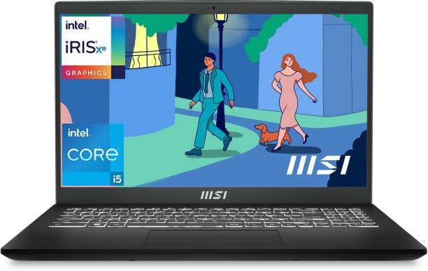 MSI Modern 15 Intel Core i5 12th Gen 1235U - (8 GB/512 GB SSD/Windows 11 Home) Modern 15 B12MO-818IN Thin and Light Laptop