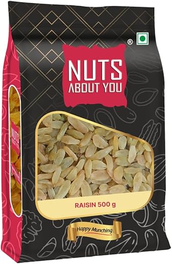 Nuts About You RAISIN, 500 g | 100% Natural | Premium| Kishmish | Saugi