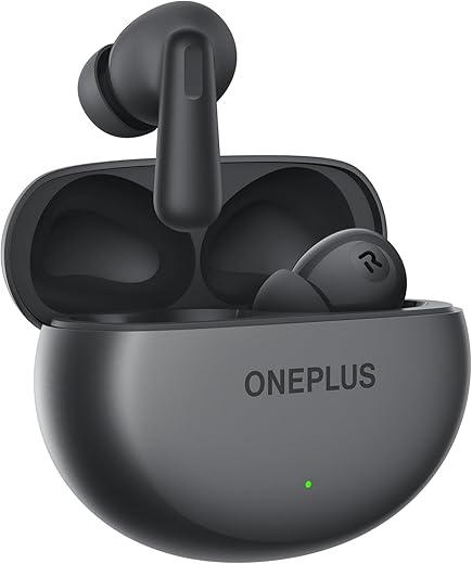 OnePlus Nord Buds 3 Truly Wireless Bluetooth Earbuds with up to 32dB Active Noise Cancellation, 10mins for 11Hours Fast Charging with Up to 43h Music Playback -Harmonic Gray