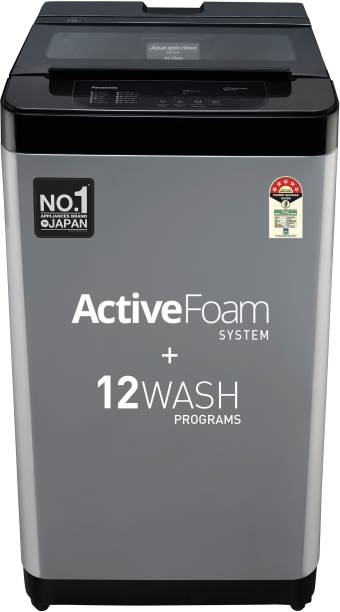 Panasonic 7 kg Fully Automatic Top Load Washing Machine Black, Grey  (NA-F70LF3CRB)