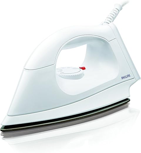 Philips HI113 1000-Watt Plastic Body PTFE Coating Dry Iron