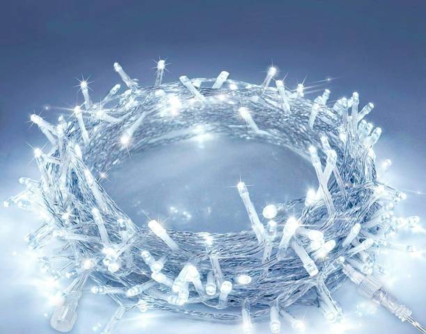 QUACE 40 LEDs 12 m White Steady String Rice Lights  (Pack of 1)