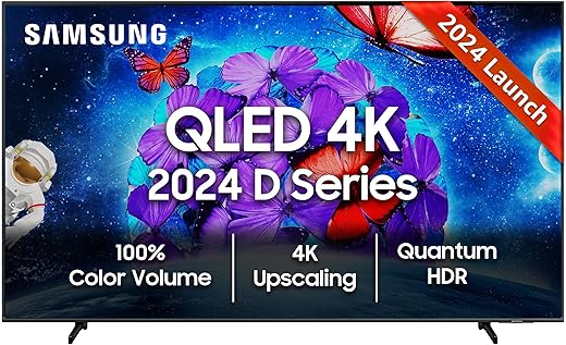 Samsung 138 cm (55 inches) QE1D Series 4K Ultra HD QLED Smart TV QA55QE1DAULXL (Black)