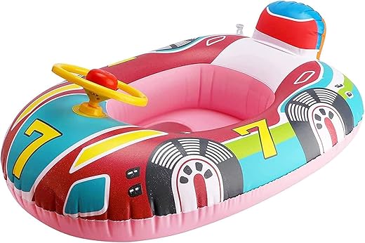 TEC TAVAKKAL Swimming Tube for Kids with Manual Pump Baby Swimming Tube Swimming Pool Tube Baby Float Anti-flip Tube for Kids