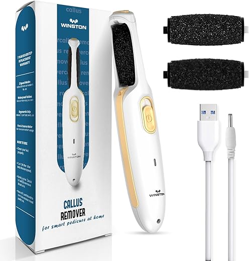 Winston Callus Remover for Feet Electronic Foot Scrubber for Dead Skin, Electric Pedicure Machine for Food Scrubber - 120 Min