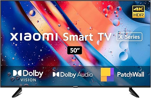 Xiaomi 125 cm (50 inches) X Series 4K Ultra HD Smart Android LED TV L50M7-A2IN (Black)