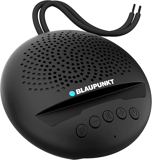 Blaupunkt BT03 Wireless Bluetooth Speaker with Deep Bass & Mobile Stand (Black)