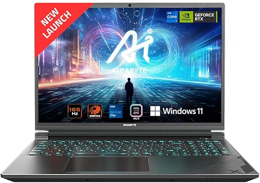 G6X 9KG-43IN854SH, i7-13650HX Processor, GeForce RTX 4060, 16.0“ 16:10 WUXGA (1920x1200) 165Hz Display, DDR5 4800 8GB*2, Gen4 1TB, 1-Zone RGB Backlit Keyboard