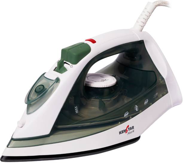 Kenstar MURK 1600 W Steam Iron  (Light Green & White)