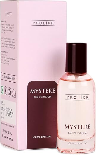 Prolixr Perfume - Mystere Eau De Parfum EDP Bottle 30ml | Premium Unisex Long Lasting Luxury Perfume - Notes of Neroli, Cedar, Oakmoss, and Ylang-Ylang | Men & Women