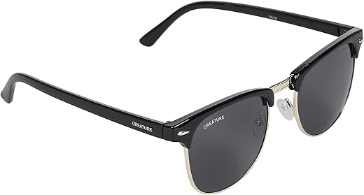 CREATURE UV Protected Black Frame Unisex Sunglasses(SUN-069)