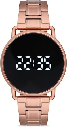 Ferro Digital Black Dial Unisex-Adult Watch-F11064A-C