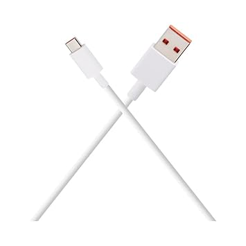Mi Xiaomi 33W Fast Charging Cable USB C Quick Charge 4.0 Soniccharge Cord Compatible withMi, Redmi, iPhone 15 Pro Samsung Galaxy Android Phone Laptop PD Charger Cable (White)