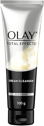 Olay Foaming Cleanser | Face Wash | Clear and Even Skin | With Glycerin | Normal, Oily, Dry, Combination Skin | 100g (Total Effects Exfoliating)