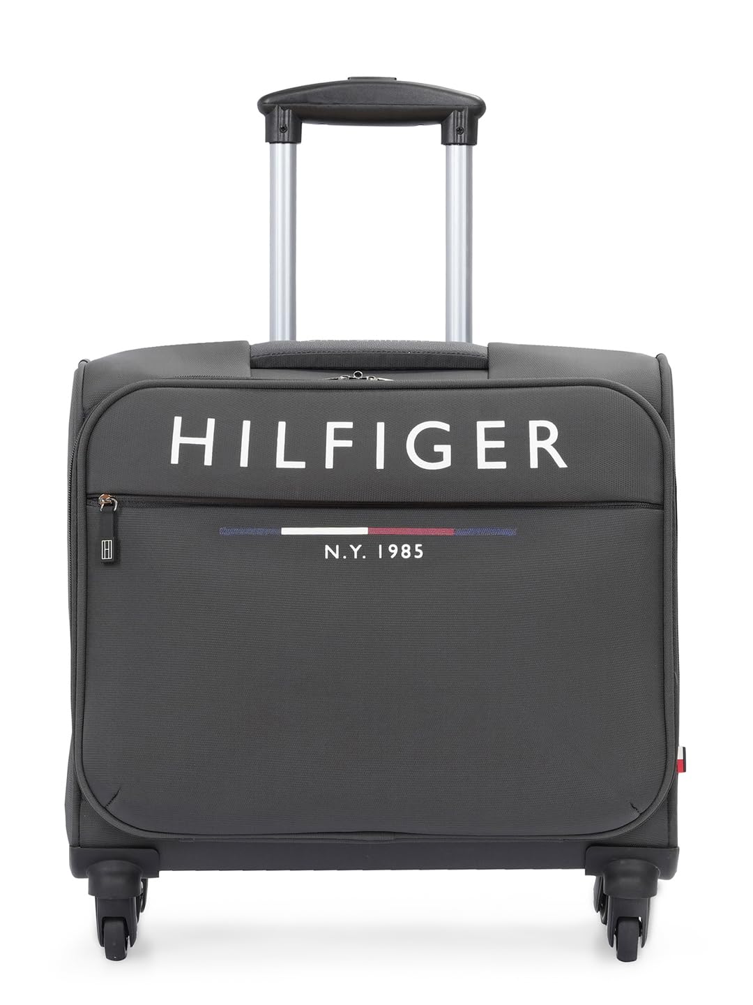 Tommy Hilfiger Carolina Unisex Overnighter Trolley Bag - Grey, 44 CM Cabin Suitcase