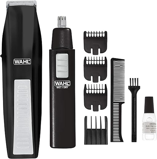 Wahl 5537-1801 Beard Trimmer with Additional Personal Trimmer (Black)