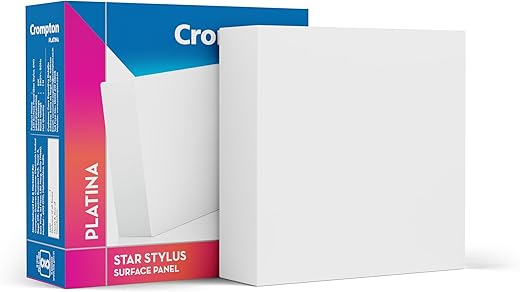 Crompton Platina Star Stylus Surface Panel 6W LED Square (Pack of 1, Warm White)