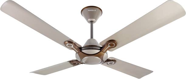 HAVELLS Leganza ES 4B 1 Star 1200 mm 4 Blade Ceiling Fan  (Mist Honey | Pack of 1)