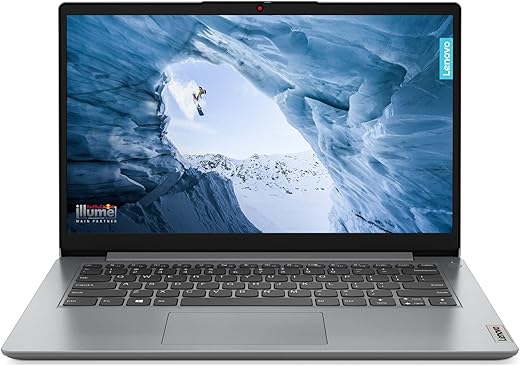 Lenovo IdeaPad Slim 1 Intel Core Celeron N4020 14" HD Thin and Light Laptop (8GB/512GB SSD/Windows 11 Home/Office 21/1Yr Warranty/Cloud Grey/1.3Kg), 82V6009LIN