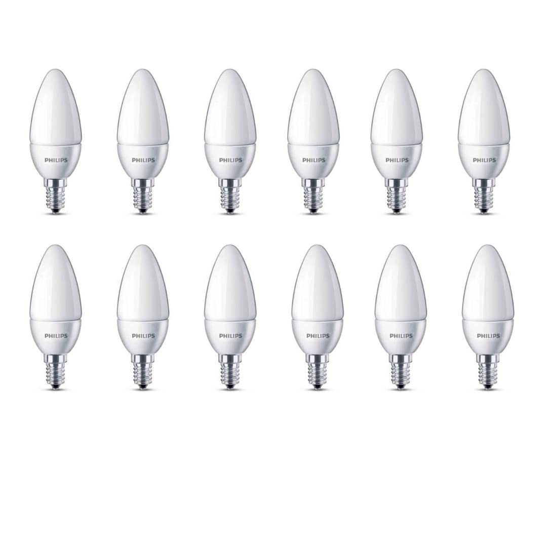 Philips Ace Saver Base E14 2.7-Watt LED Lamp (Pack of 12, White)