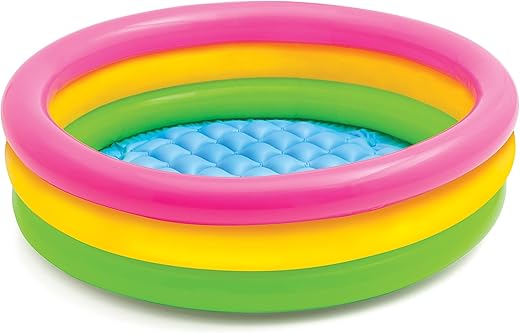 Toyshine 3 Feet Inflatable Kids Pool Bath Pool Tub, Summer Water Fun Bathing Tub Toy for Kids - 34x 10 Inches